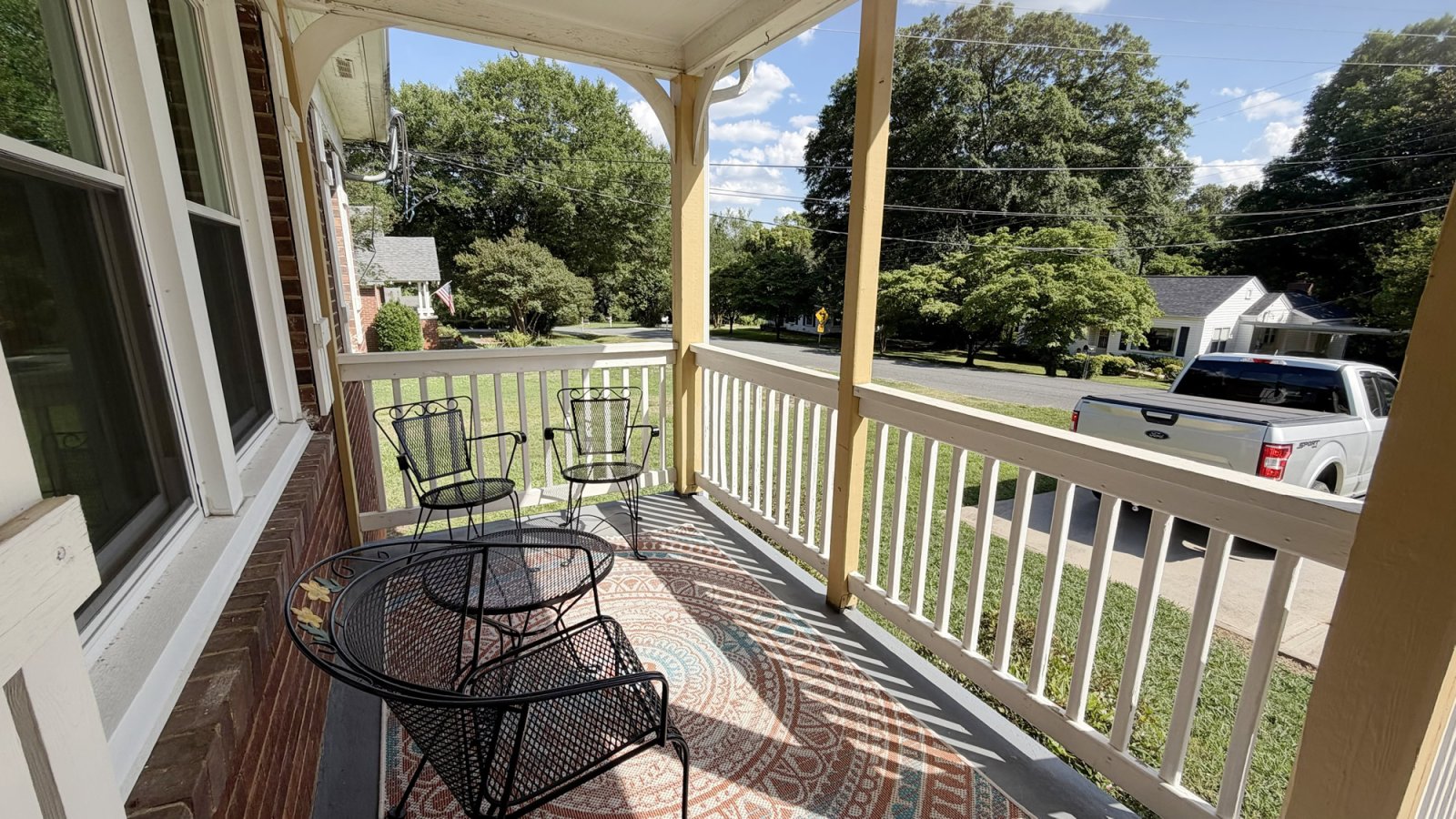 front porch perfect for sitting out