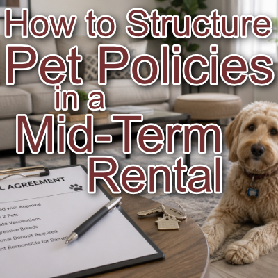 How to Structure Pet Policies in a Mid-Term Rental
